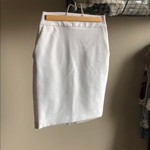 Express brand white pencil skirt